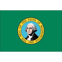 Fahne Bundesstaat Washington USA