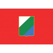 Fahne Region Abruzzen Italien
