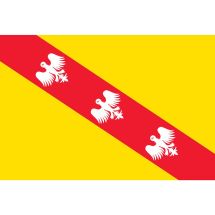 Fahne Region Lothringen Frankreich