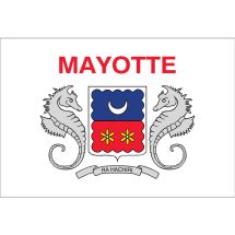 Fahne Gebiet Mayotte Frankreich