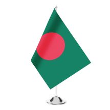 Tischfahne Bangladesch Satin 150 g/m2 22x15 cm