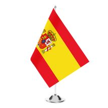 Tischfahne Spanien Satin 150 g/m2 22x15 cm