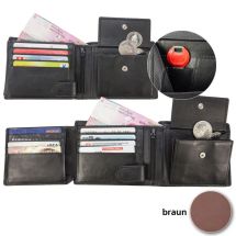 Swissline Portemonnaie «ID Safe» braun