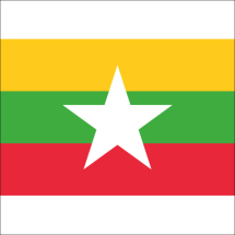 Länderfahne Myanmar