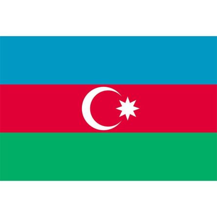Länderfahne Aserbaidschan