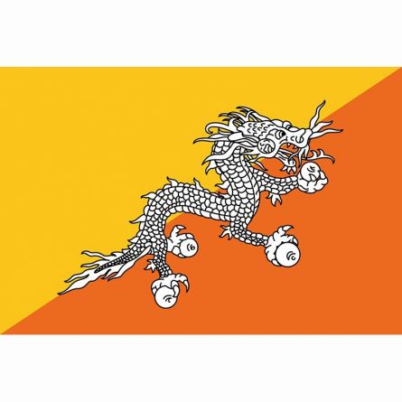 Länderfahne Bhutan