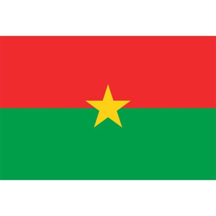Länderfahne Burkina Faso