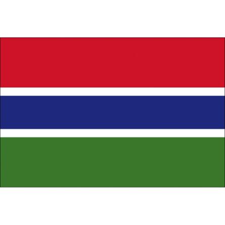 Länderfahne Gambia