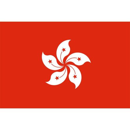 Fahne Gebiet Hongkong China