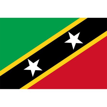 Länderfahne St. Kitts und Nevis