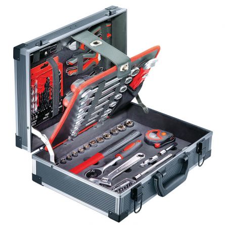TEDURA Werkzeugkoffer mit 92 Werkzeugen