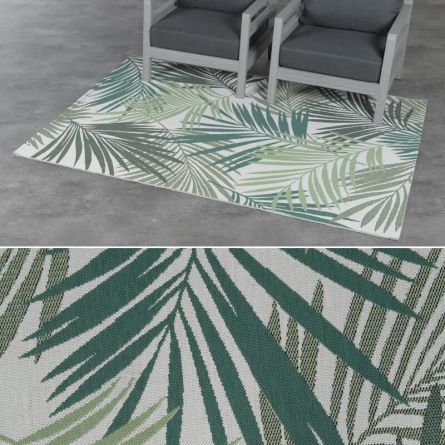 Out- und Indoor-Teppich «Leaf»