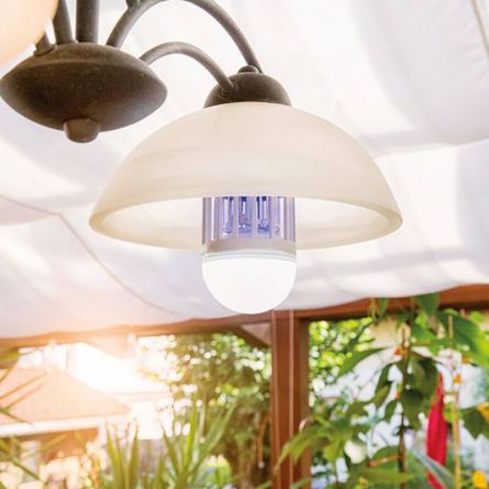 Lampe de protection contre insectes volants & éclairage LED 2-en-1