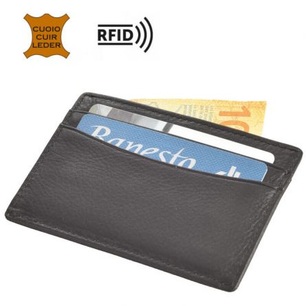 Kreditkartenetui «ID-Safe» Rindsleder