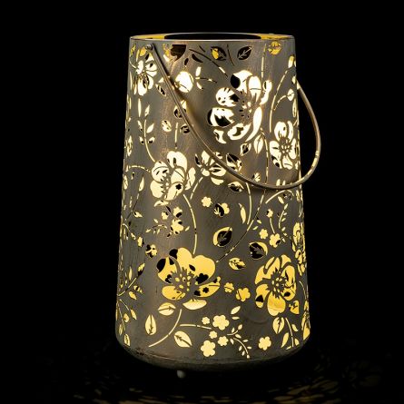 Lanterne solaire à LED «Flower Antique»