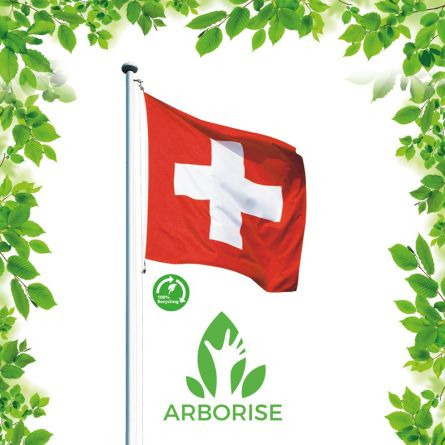 Set mâts de drapeaux «arboRise», drapeau suisse «ECO» incl.