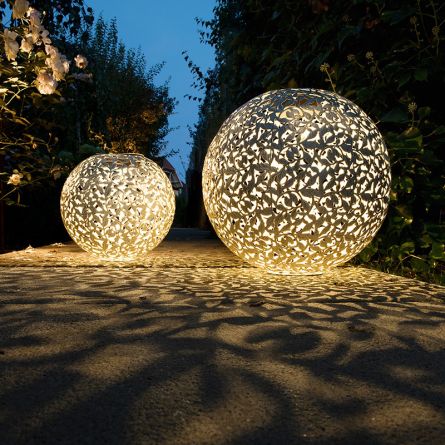 Solar LED Balls «Leaves Ornament Antik»