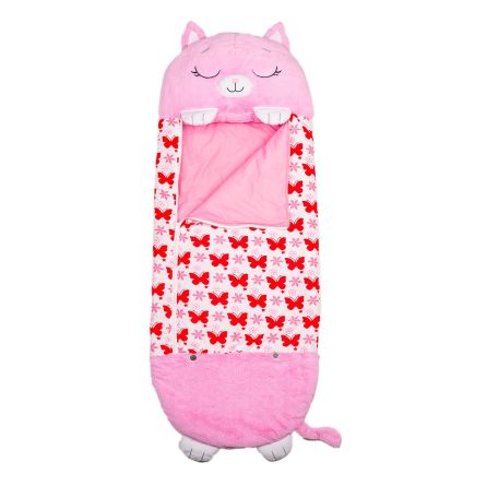 Sac de couchage pour enfants «Happy Nappers – Chat», rose