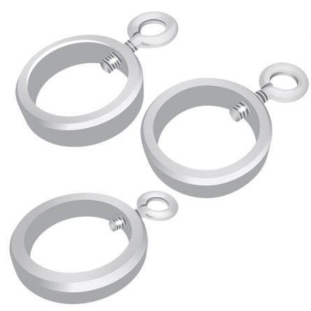 Set d’anneaux pour mâts télescopiques incl. couvercle