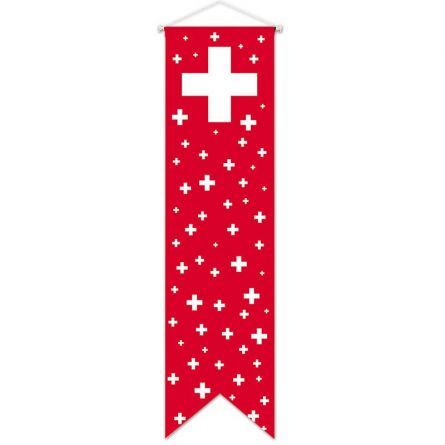 Oriflamme Suisse «Celebration» Superflag® 80x300 cm