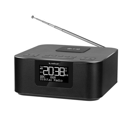 Radio-réveil DAB+ avec station de recharge pour téléphone portable