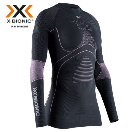 Thermo-Shirt «Energy Accumulator 4.0», charcoal-magnolia