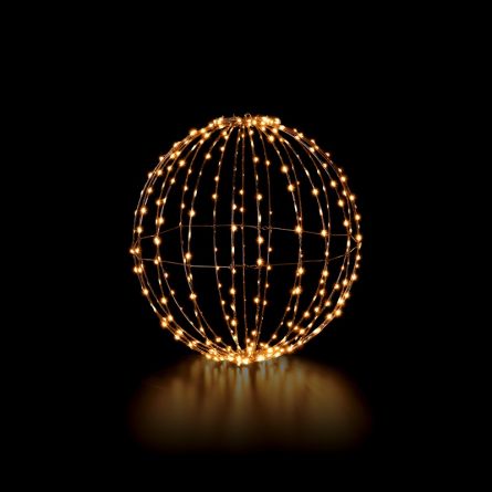LED Ball «Angel Hair Nero» Ø 40 cm, 400 sunny-warme LED