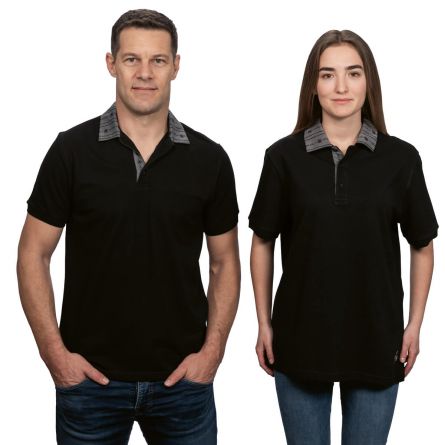 Unisex Polo-Shirt «Edelweiss» mit Einsatz