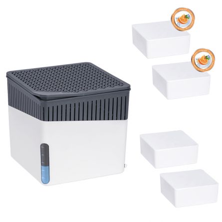 Déshumidificateur d’intérieur, Cube 80, incl. 4 recharge