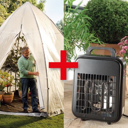 Promotion Tente pour plantes «M» avec isolation & chauffage