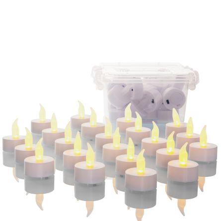 Boîte de bougies chauffe-plat, set de 25