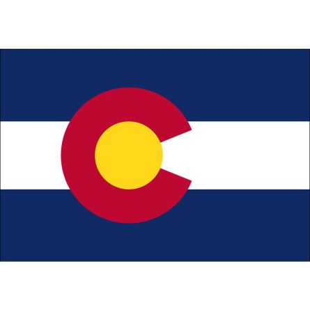 Fahne Bundesstaat Colorado USA