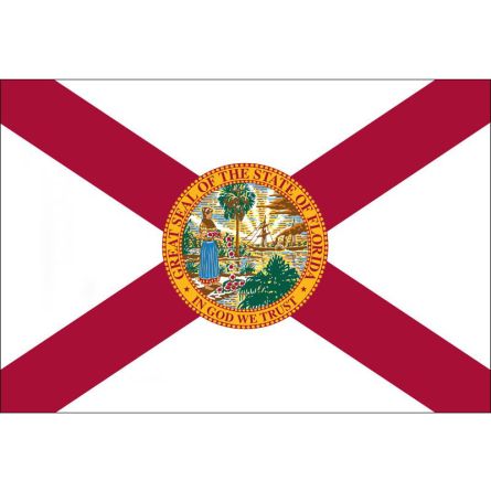 Fahne Bundesstaat Florida USA