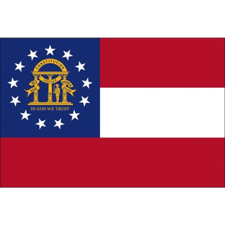 Fahne Bundesstaat Georgia USA