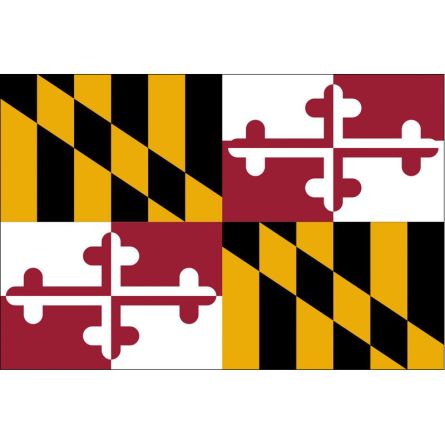 Fahne Bundesstaat Maryland USA