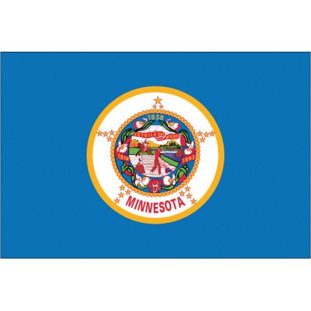 Fahne Bundesstaat Minnesota USA