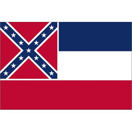 Fahne Bundesstaat Mississippi USA