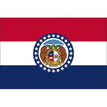 Fahne Bundesstaat Missouri USA