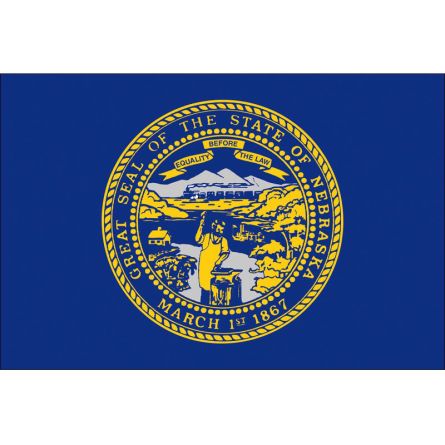Fahne Bundesstaat Nebraska  USA