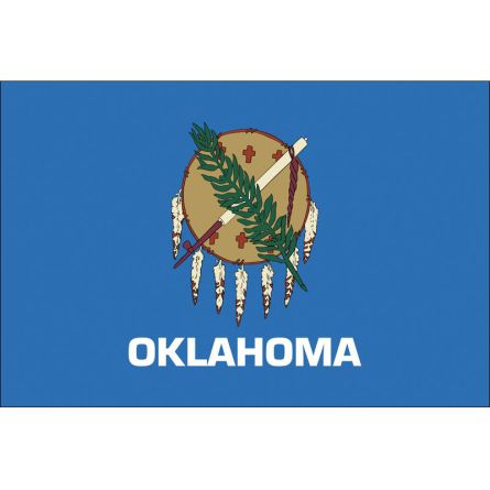 Fahne Bundesstaat Oklahoma USA