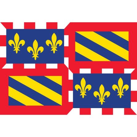 Fahne Region Bourgogne Frankreich