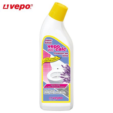 vepocalc® détartrant/nettoyant pour WC protection de la glaçure 750 ml