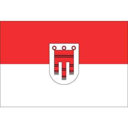 Fahne Bundesland Vorarlberg Österreich