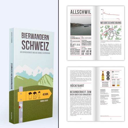 Taschenbuch «Bierwandern Schweiz» Französisch