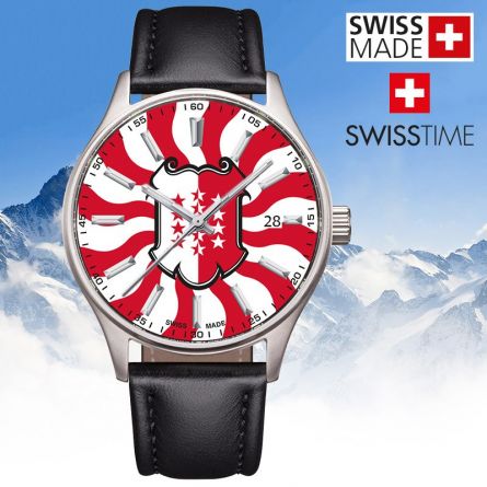 Swisstime «Kantonsuhr» Wallis