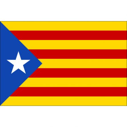 Fahne Region Katalonien Estelada Blava